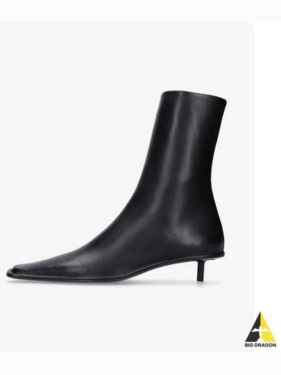 Women's Leather Ankle Boots Black - JIL SANDER - BALAAN 2