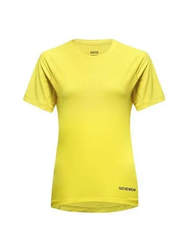 GOREWEAR Everyday Tee Woman Washed Neon Yellow Women s Short Sleeve - GOGORR - BALAAN 1