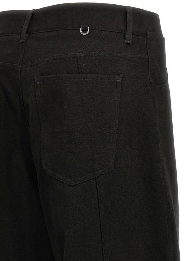 Willow Smith 2 in 1 Cotton Wide Pants Black - MONCLER - BALAAN 5