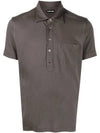 Pocket PK Shirt Gray - TOM FORD - BALAAN.