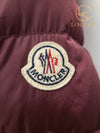 Used luxury goods Lewis It 1 Monclair burgundy canut knit hooded padded jumper - MONCLER - BALAAN 4