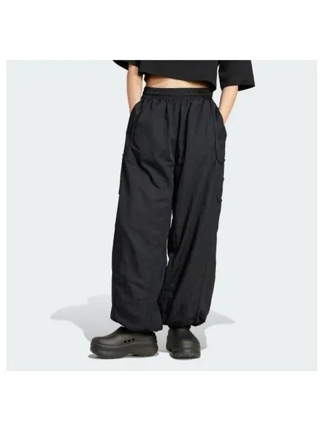 Premium Wide Leg Track Pants Black - ADIDAS - BALAAN 2