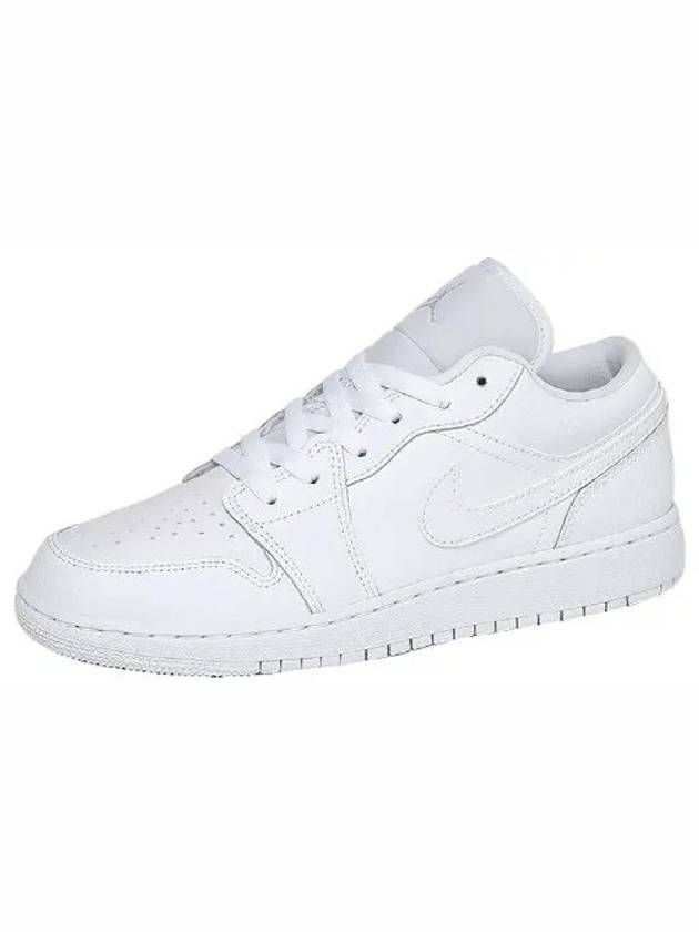 Air Jordan 1 Low Triple Low Top Sneakers White - NIKE - BALAAN 9