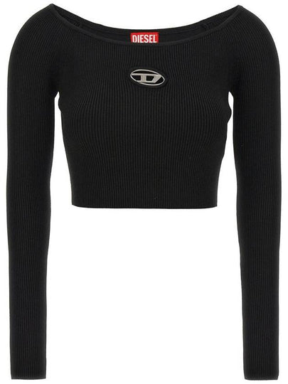 M-Vera-LS Long Sleeve T-Shirt Black - DIESEL - BALAAN 2