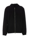 4G Detail Wool Zip-Up Hoodie Black - GIVENCHY - BALAAN 2