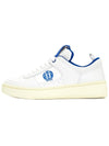 Riweira Embroidered Logo Low-Top Sneakers Blue White - BALLY - BALAAN 5