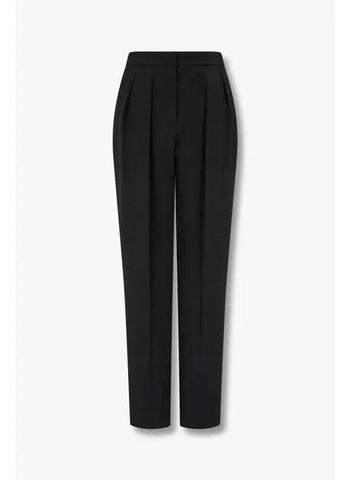 Women s Glitter Silk Pleated Pants Black - GIORGIO ARMANI - BALAAN 1