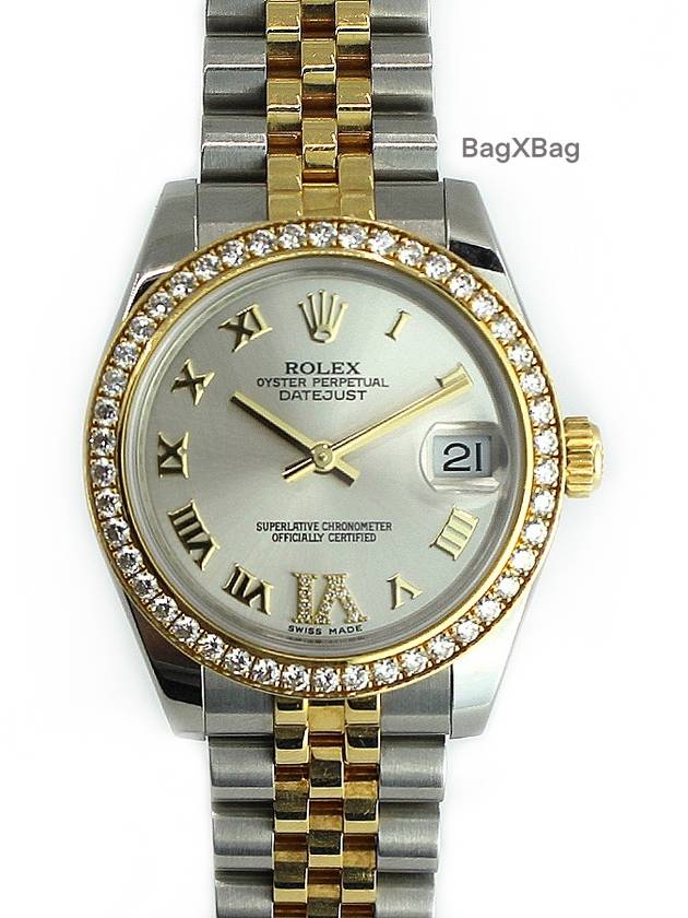 RL Datejust Bezel Diamond Roman Combi 31mm RL41WC066 - ROLEX - BALAAN 1