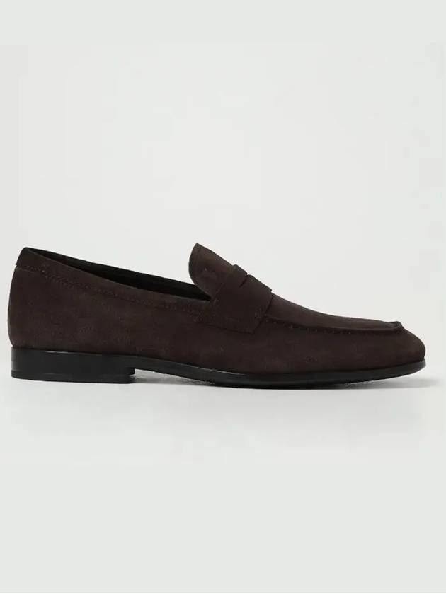 Men's Suede Penny Loafers Brown - TOD'S - BALAAN 2