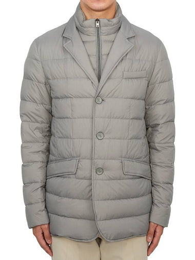 La Giacca Blazer Down Padding Pearl Grey - HERNO - BALAAN 1