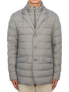 La Giacca Blazer Down Padding Pearl Grey - HERNO - BALAAN 2