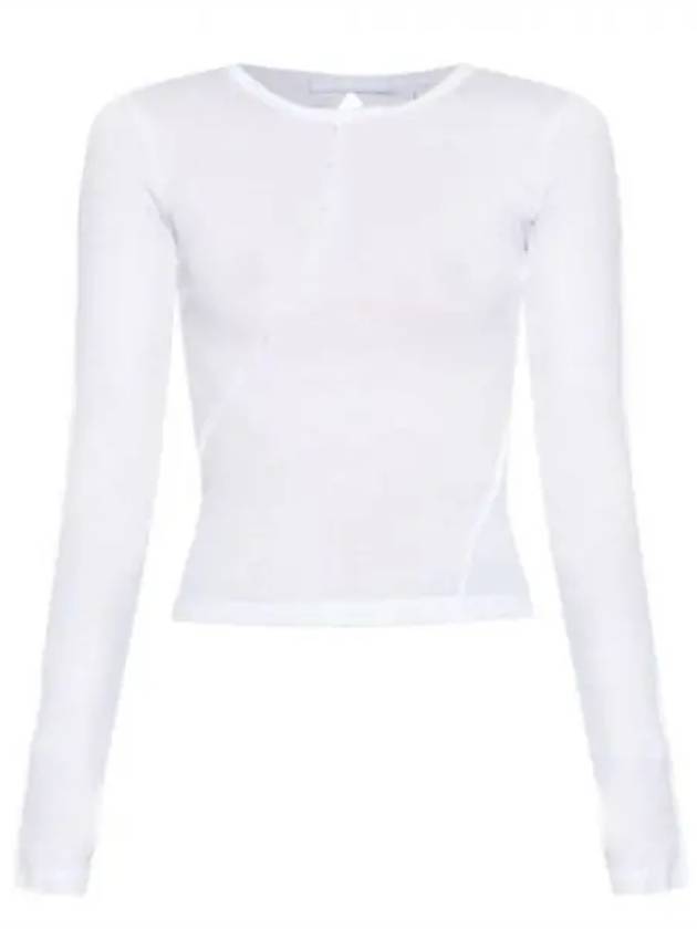 Twist Long Sleeve Long Sleeve T-Shirt White - HELMUT LANG - BALAAN 2