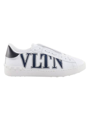 VLTN Leather Low-Top Sneakers White - VALENTINO - BALAAN 1