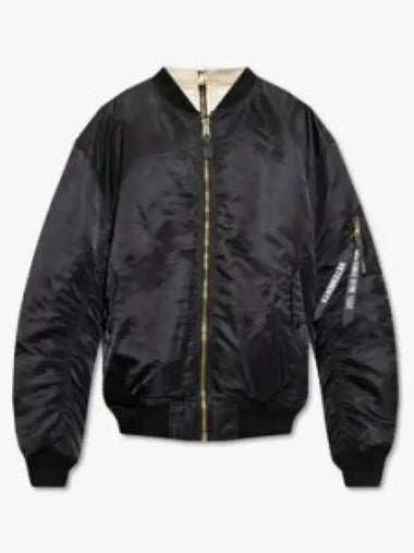 Reversible double zipper bomber UE63JA121B BLACK 1054913 - VETEMENTS - BALAAN 1