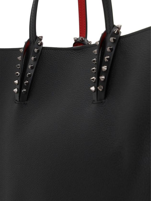 Christian Louboutin Cavata Large Soft Calf Leather Tote Bag Black - CHRISTIAN LOUBOUTIN - BALAAN 5