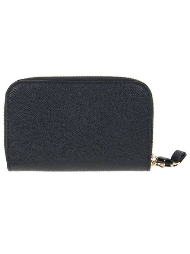 Vara Bow Zipper Card Wallet Black - SALVATORE FERRAGAMO - BALAAN 5