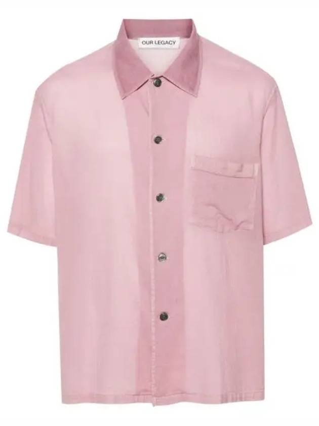 Box Cotton Short Sleeve Shirt Purple - OUR LEGACY - BALAAN 2