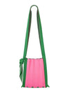 New Cross Bag Pink Green - PLEATSMAMA - BALAAN 1