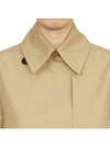 Biglia Double Breasted Cotton Trench Coat Beige - MAX MARA - BALAAN 7