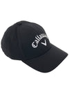 Women's Side Crest Structured Ball Cap Black - CALLAWAY GOLF - BALAAN 5