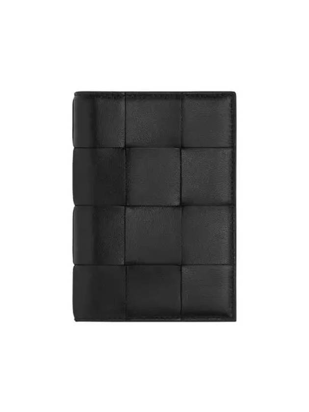 Cassette Half Wallet Black - BOTTEGA VENETA - BALAAN 2