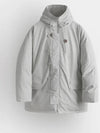 Signature N3B padded parka gray - INDUST - BALAAN 7