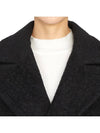 Breasted Double Coat Black - AMI - BALAAN 8