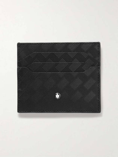 Extreme 30 Textured Leather Card Wallet Black - MONTBLANC - BALAAN 1