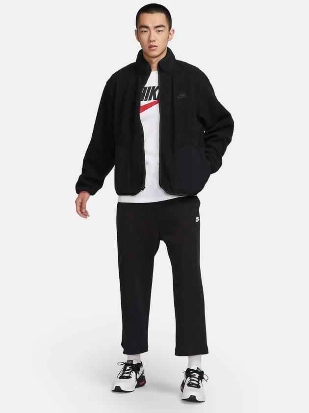 Club Fleece Winterized Zip-Up Jacket Iron Black - NIKE - BALAAN 6