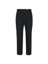 Tapered One Tuck Slacks Black - SOLEW - BALAAN 1