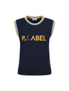 Sleeveless logo knit vest MK3SV092NVY - P_LABEL - BALAAN 8