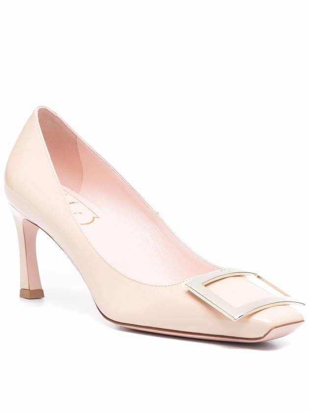 Trompette Metal Buckle Pumps Pink - ROGER VIVIER - BALAAN 4