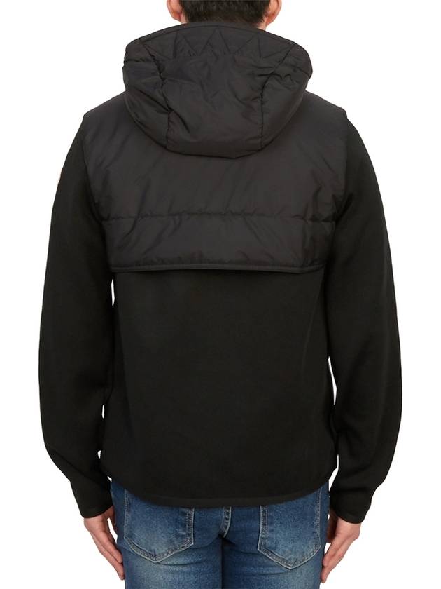 padded zip-up cardigan black - MONCLER - BALAAN 6