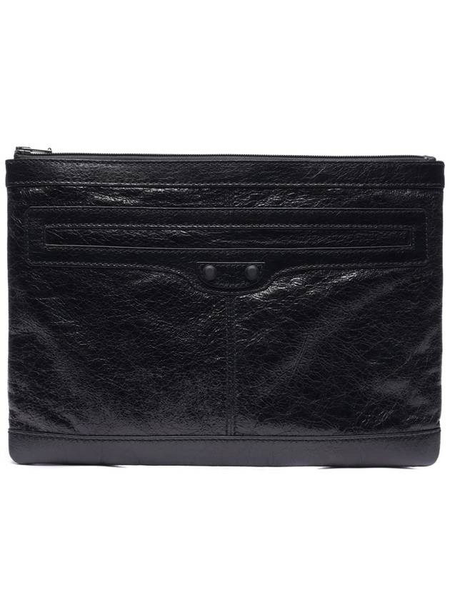 Classic Clip Clutch Bag Black - BALENCIAGA - BALAAN 3