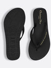 Sea Thong Sandals Black - DIOR - BALAAN 7