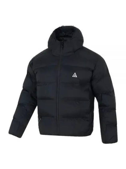 ACG Therma Fit ADV Luna Lake Loose Hooded Jacket Black Summit White Asia FV8911 010 - NIKE - BALAAN 2