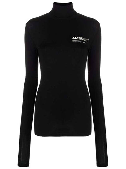 Women's Workshop Turtleneck T-Shirt Black - AMBUSH - BALAAN 2