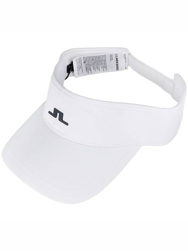 Yaden Logo Golf Visor White - J.LINDEBERG - BALAAN 4