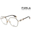 Glasses Frame VFU542 0320 Square Metal Women's Glasses - FURLA - BALAAN 2