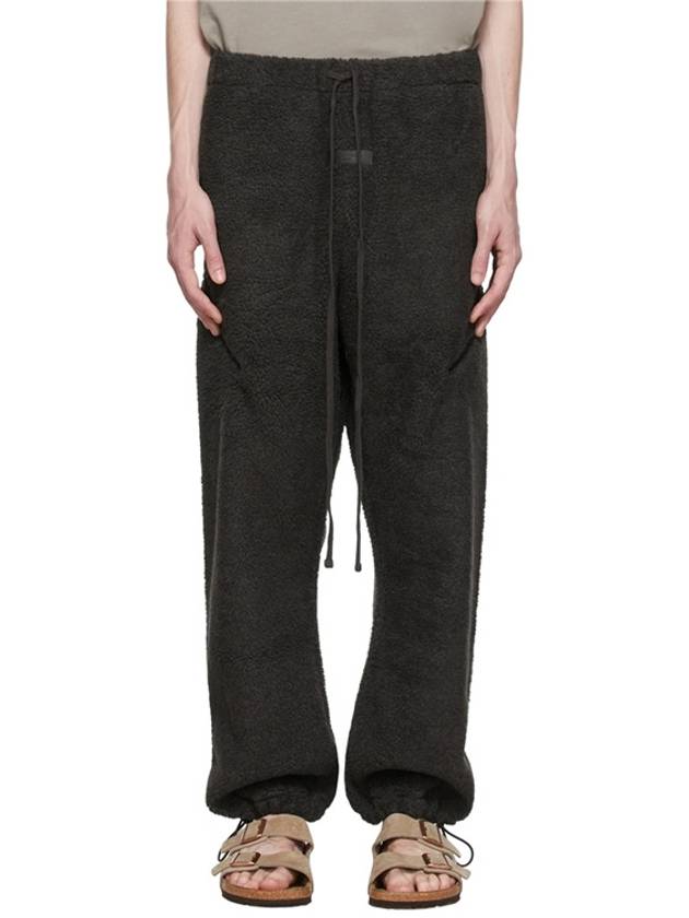 Sherpa Fleece Lounge Track Pants Black - FEAR OF GOD ESSENTIALS - BALAAN 2