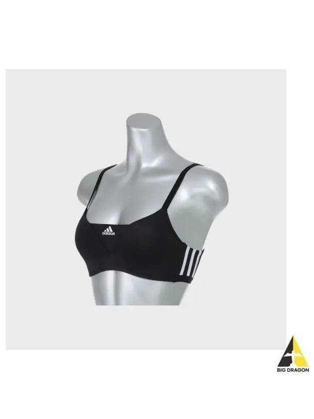 adidas UNDERWEAR 3 STRIPE Soft Band Bra BK - ADIDAS - BALAAN 1