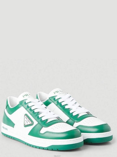 Downtown Leather Sneakers - PRADA - BALAAN 2