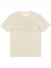 Dri-Fit Graphic Training Short Sleeve T-Shirt Beige - NIKE - BALAAN 3