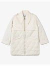 Women's Quilted Padding White - GANNI - BALAAN 2