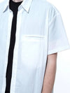 Men s SSHS WH Seersucker String Half Shirt White - CHANCE'S NOI - BALAAN 10