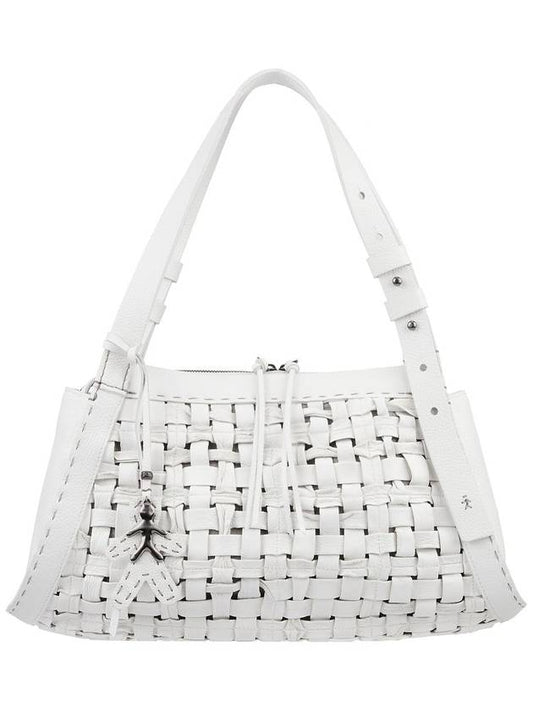 Goat leather square net twist strap bag CR - HENRY BEGUELIN - BALAAN 1