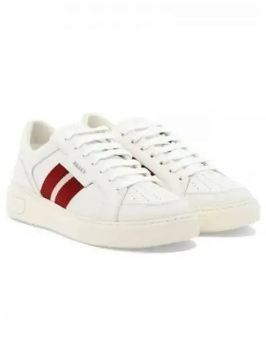 Moony Leather Low Top Sneakers White - BALLY - BALAAN 2