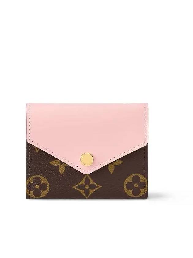 Zoe Monogram Flap Bicycle Wallet Rose Ballerine - LOUIS VUITTON - BALAAN 2