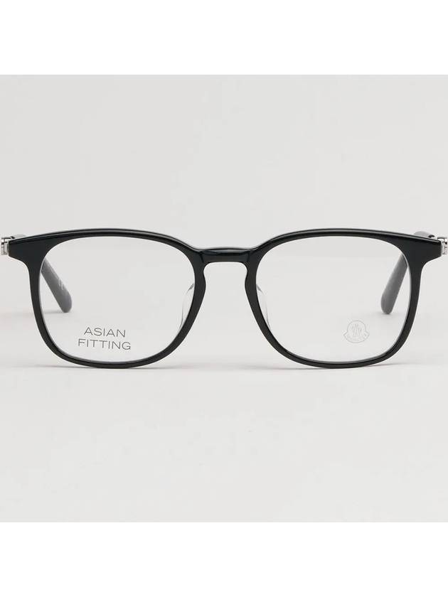 Glasses frame ML5137D 005 square horn rim Asian fit - MONCLER - BALAAN 3