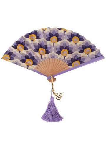 693661 Small flower print fan 33623 - GUCCI - BALAAN 1